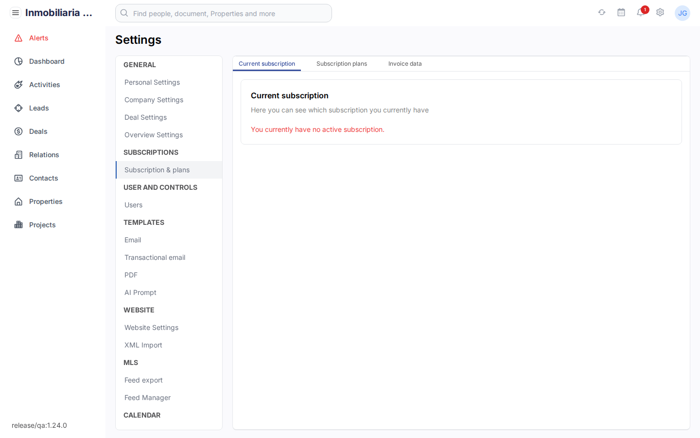 Abonnementsbeheer in Tesoro CRM